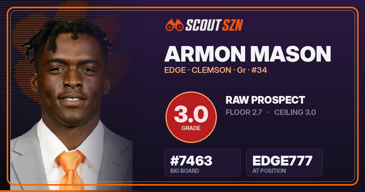 Share card for Armon Mason