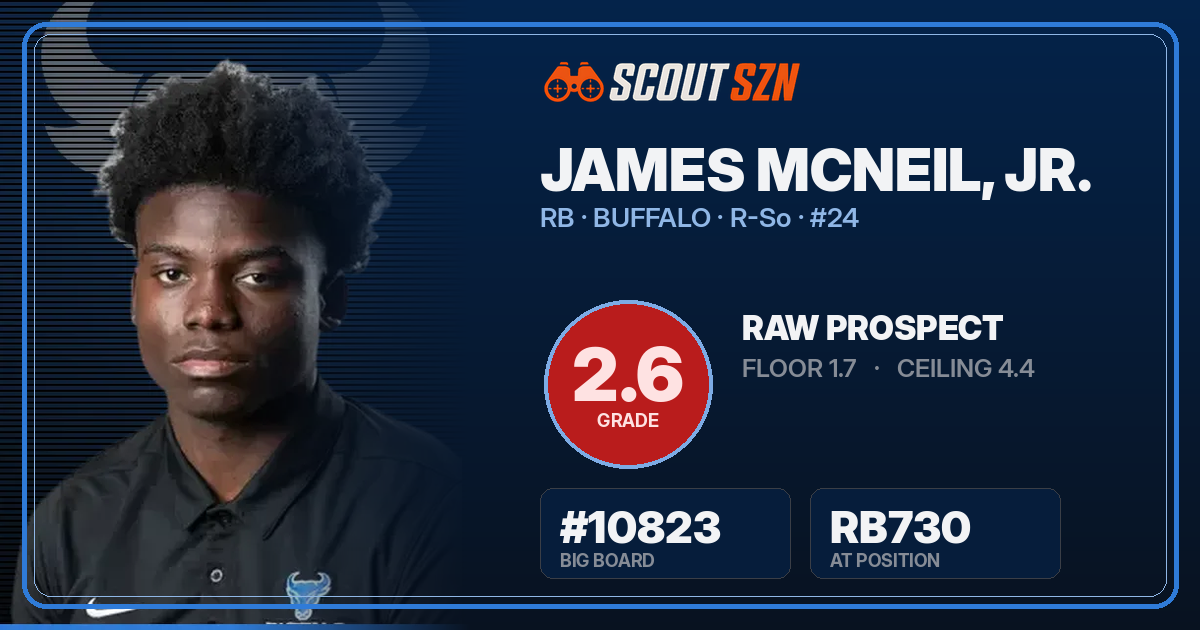 Share card for James McNeil, Jr.