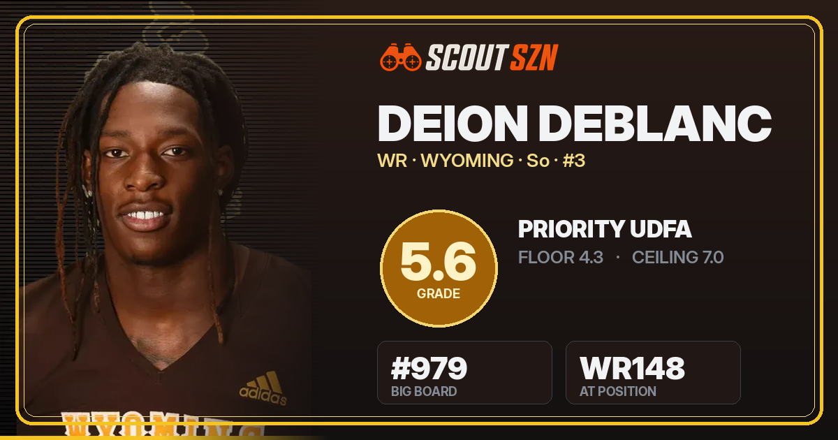 Share card for Deion DeBlanc