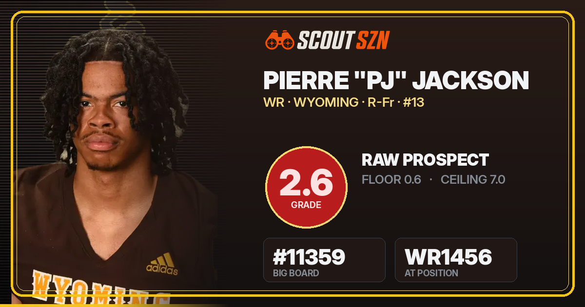 Share card for Pierre "PJ" Jackson