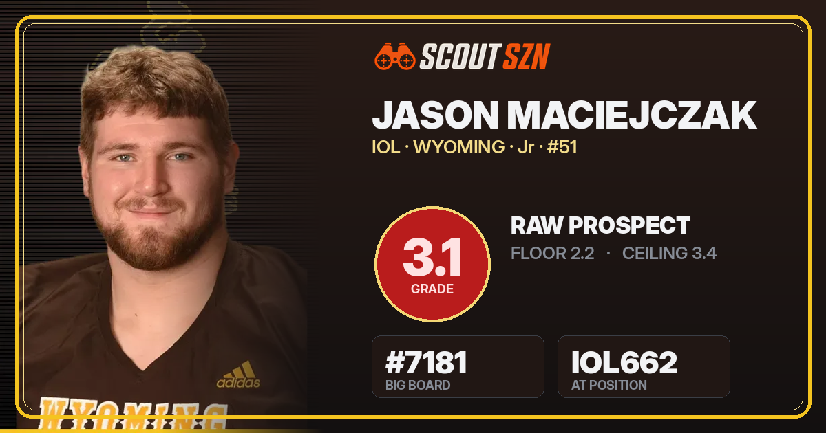 Share card for Jason Maciejczak