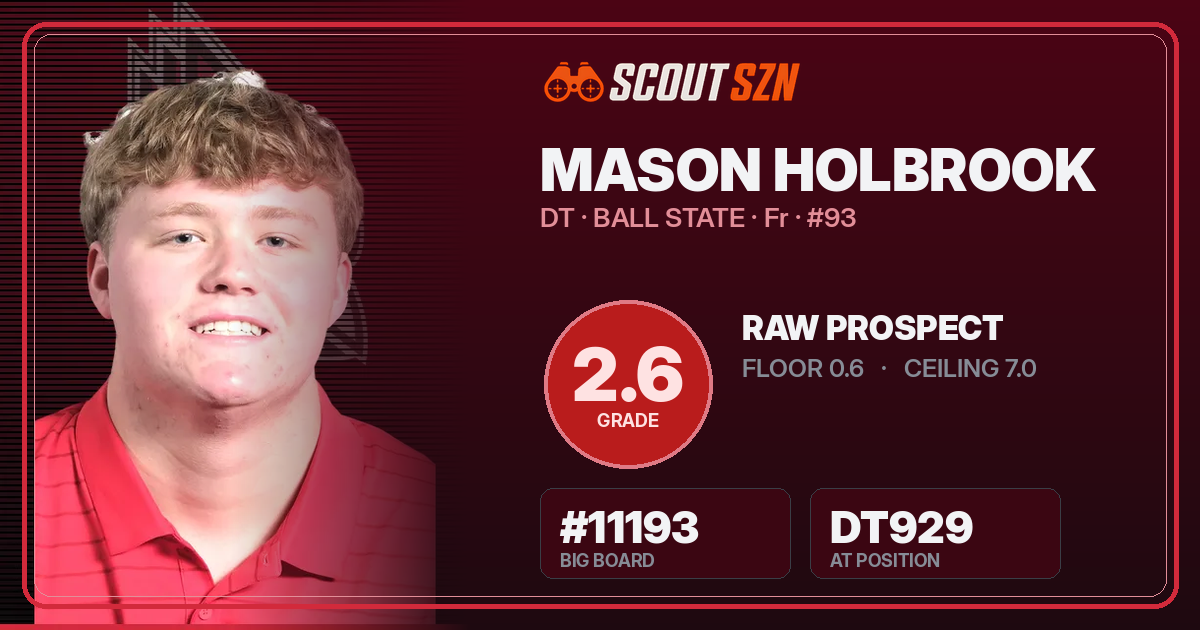 Share card for Mason Holbrook