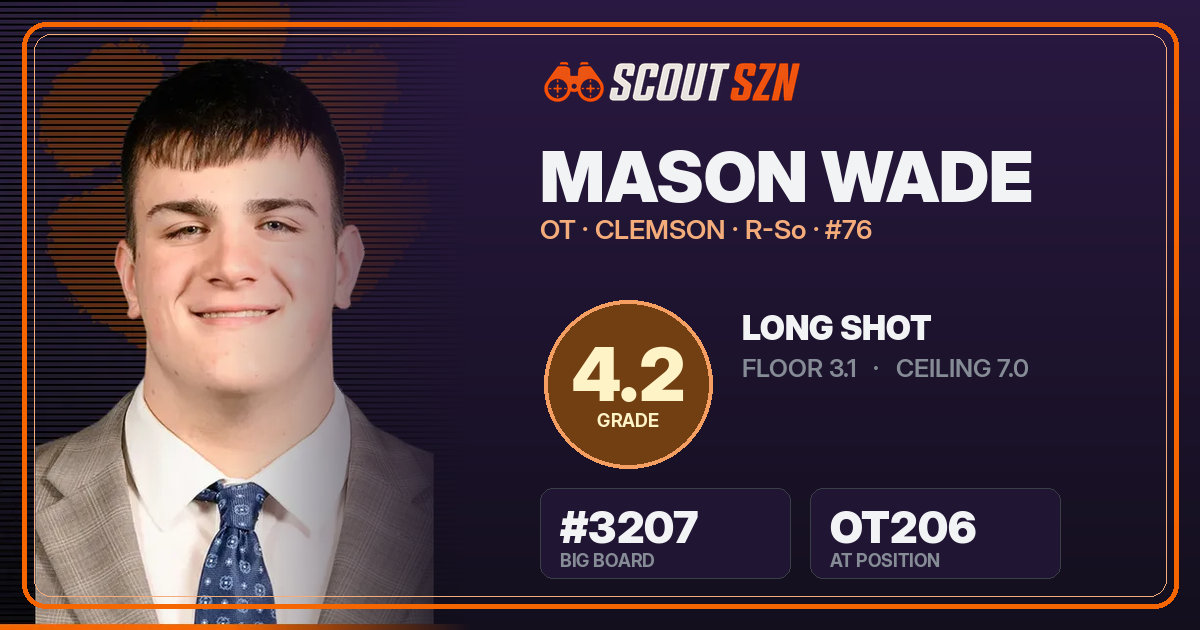 Share card for Mason Wade
