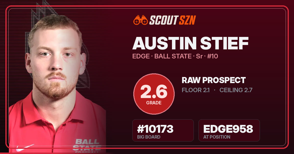 Share card for Austin Stief