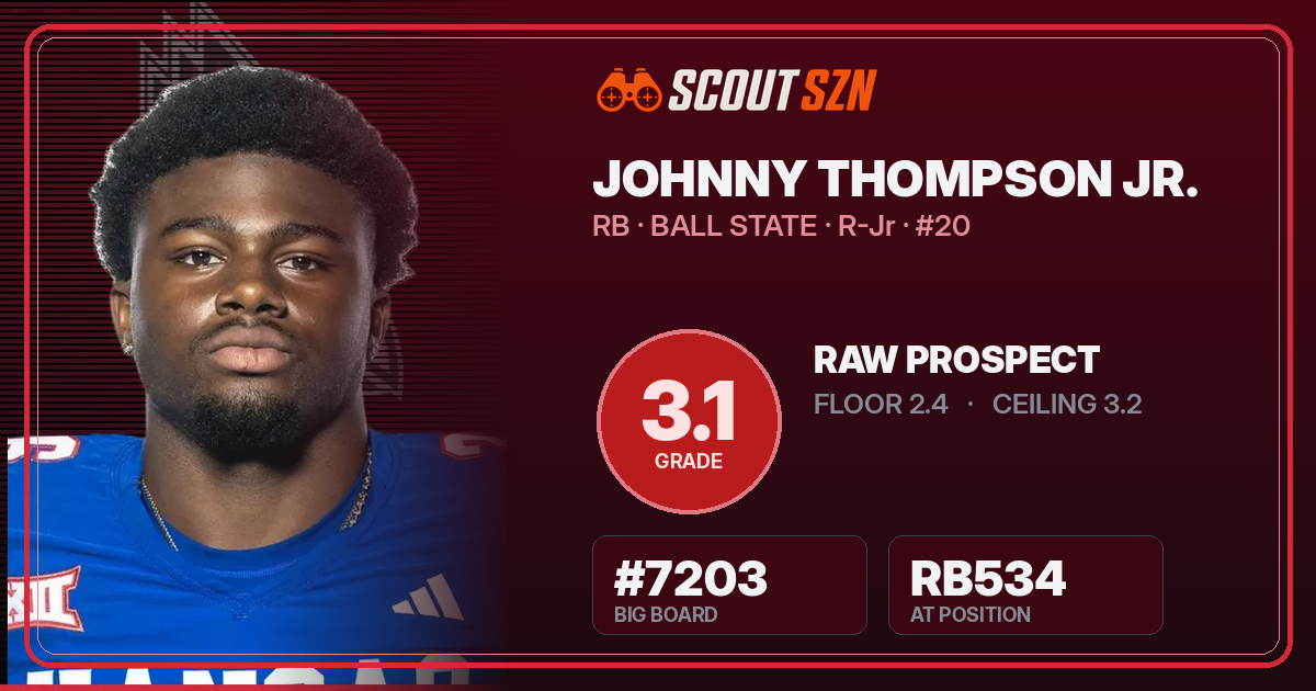 Share card for Johnny Thompson Jr.