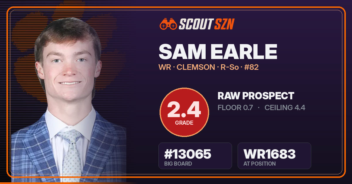 Share card for Sam Earle