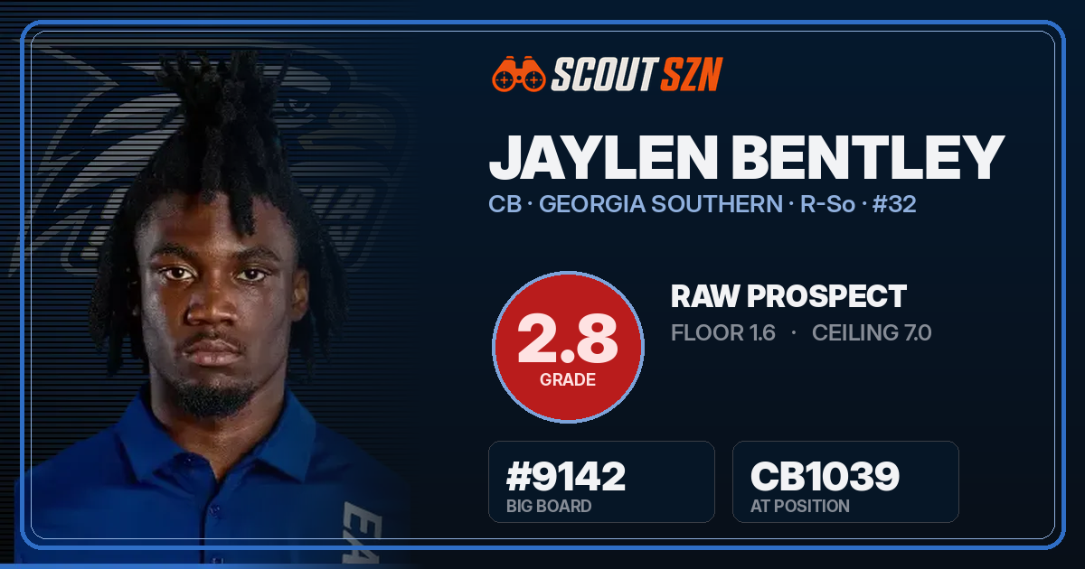 Share card for Jaylen Bentley
