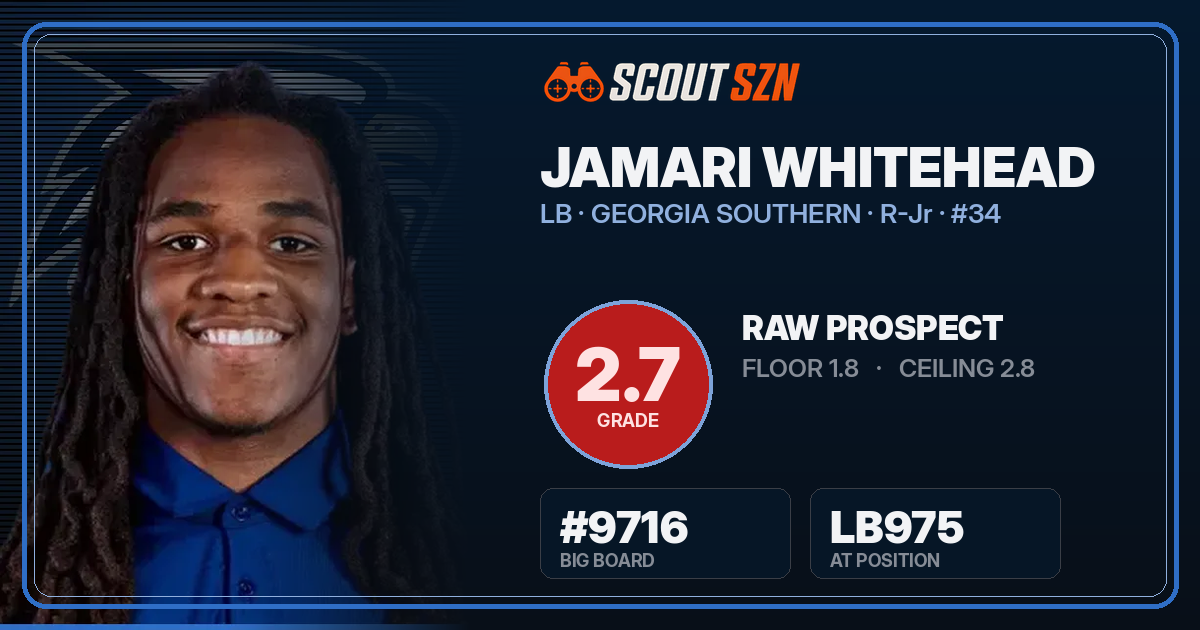 Share card for JaMari Whitehead
