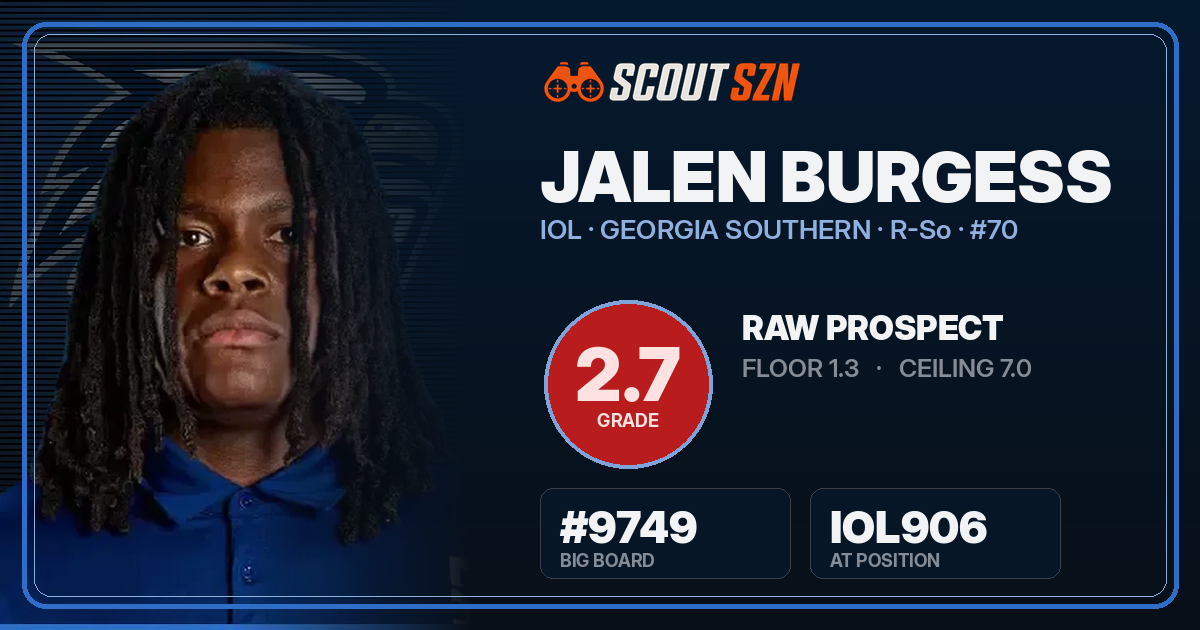 Share card for Jalen Burgess