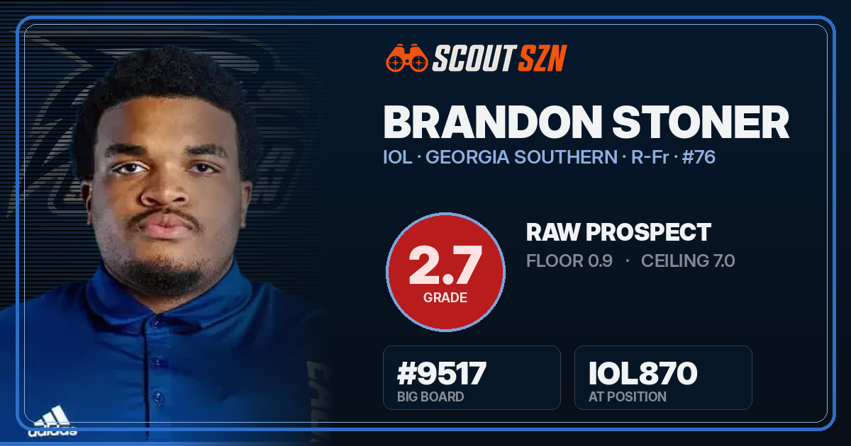 Share card for Brandon Stoner