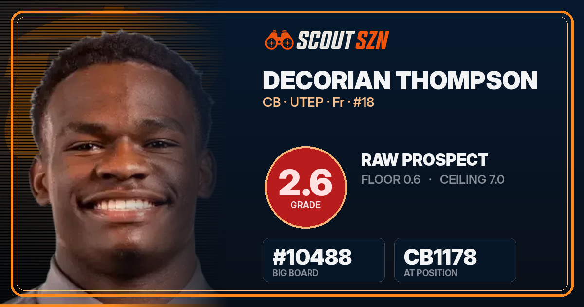 Share card for Decorian Thompson