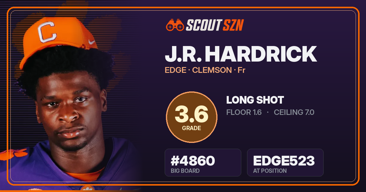 Share card for J.R. Hardrick