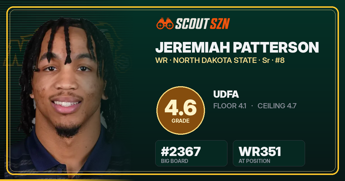 Share card for Jeremiah Patterson