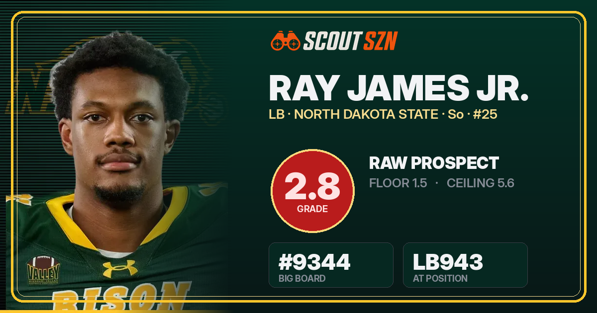Share card for Ray James Jr.