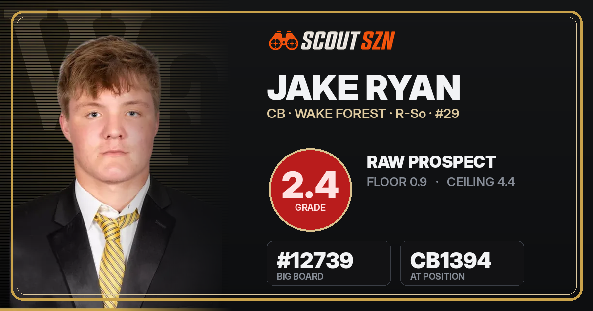 Share card for Jake Ryan