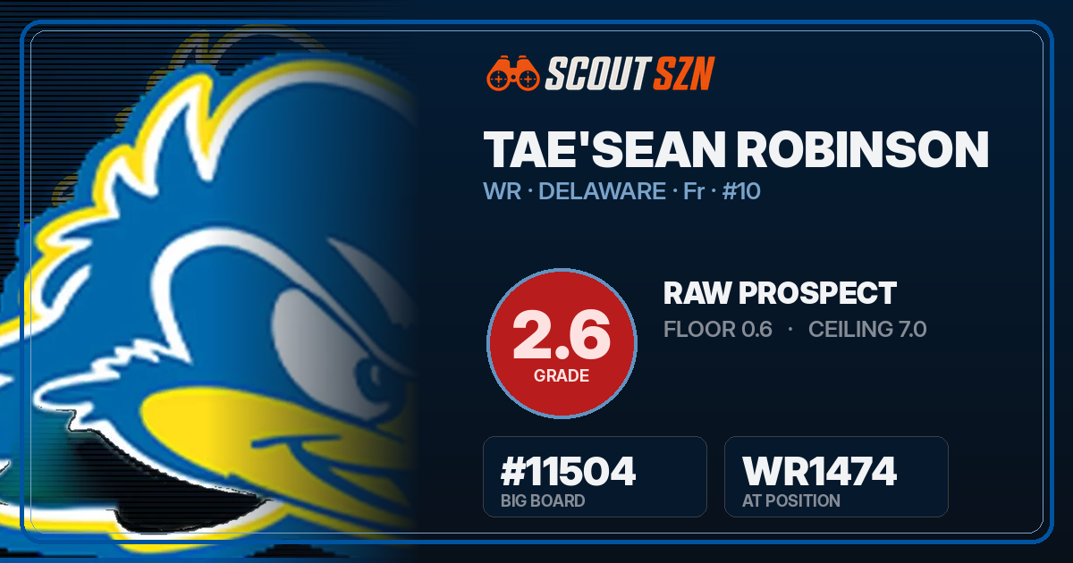 Share card for Tae'Sean Robinson