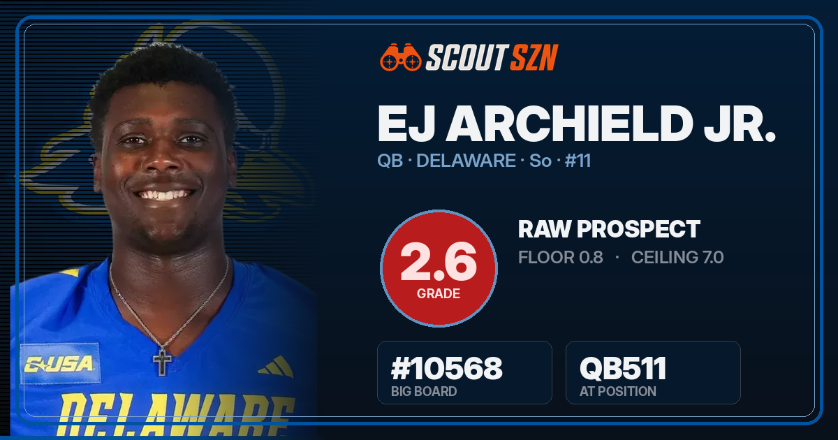 Share card for EJ Archield Jr.