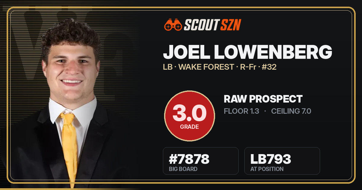 Share card for Joel Lowenberg