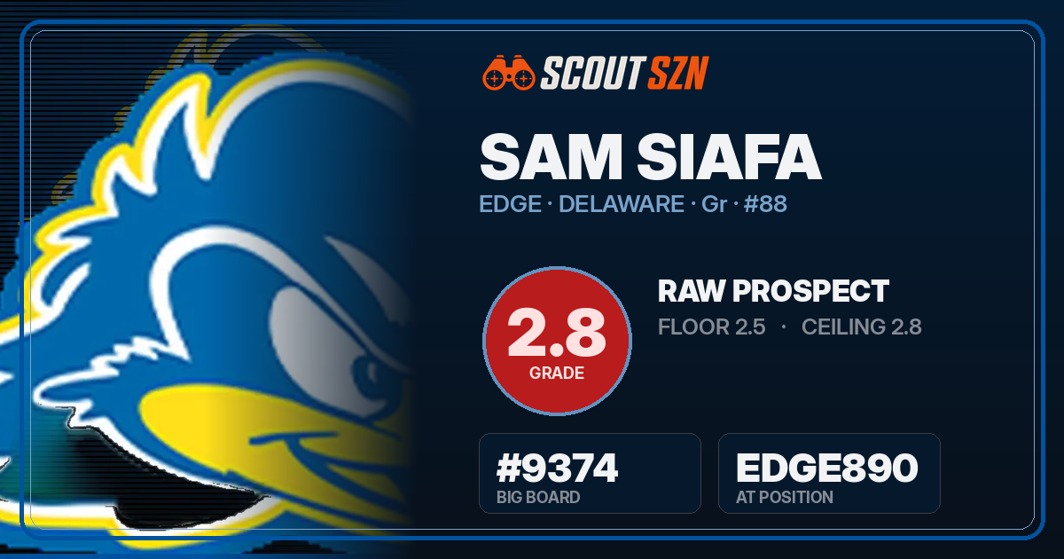 Share card for Sam Siafa