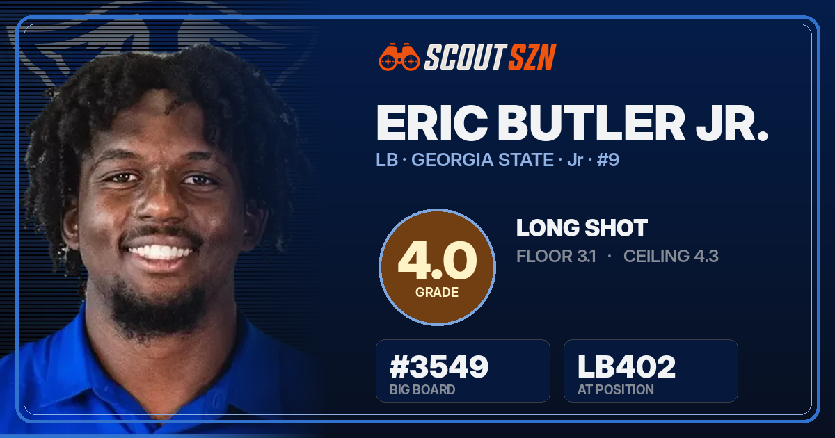Share card for Eric Butler Jr.