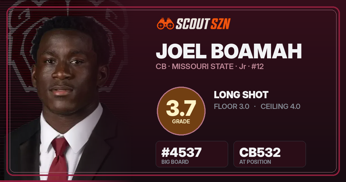 Share card for Joel Boamah