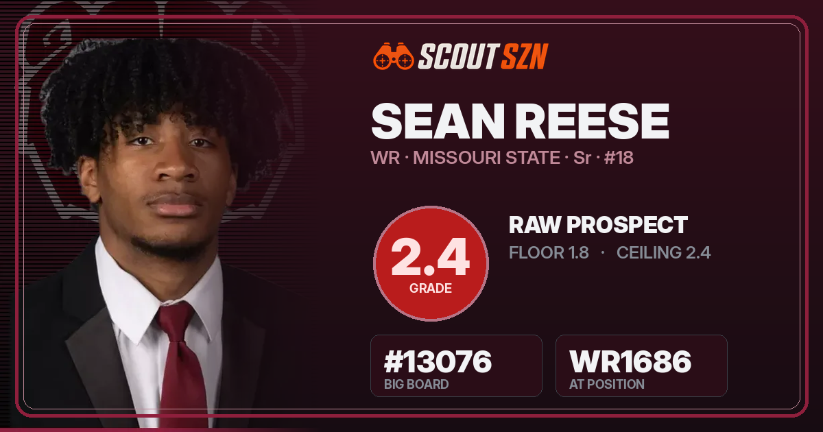 Share card for Sean Reese