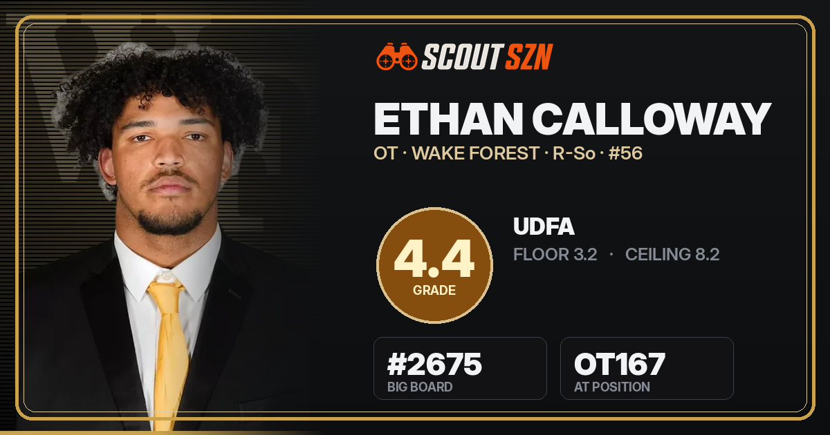 Share card for Ethan Calloway