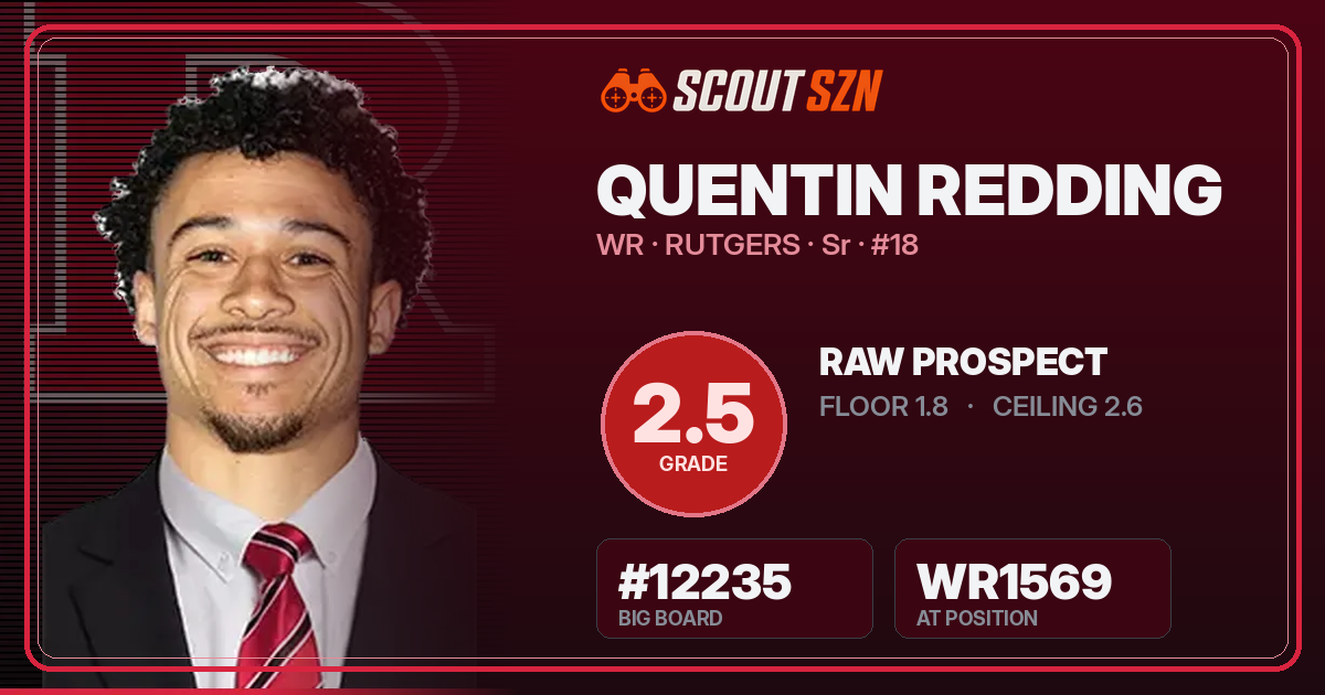 Share card for Quentin Redding