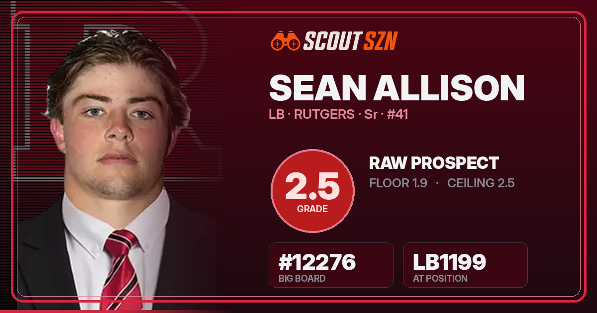 Share card for Sean Allison