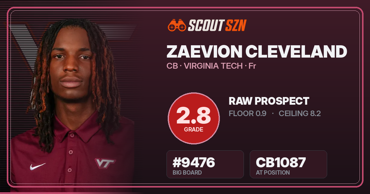 Share card for Zaevion Cleveland