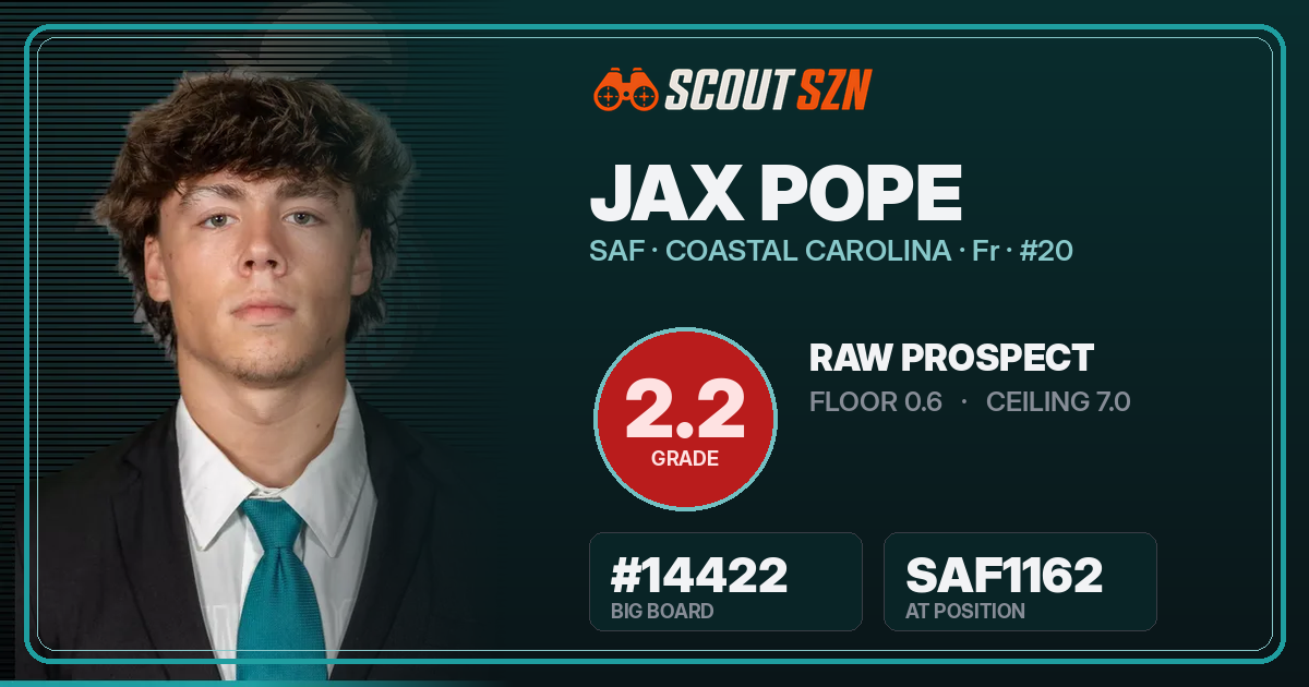 Share card for Jax Pope