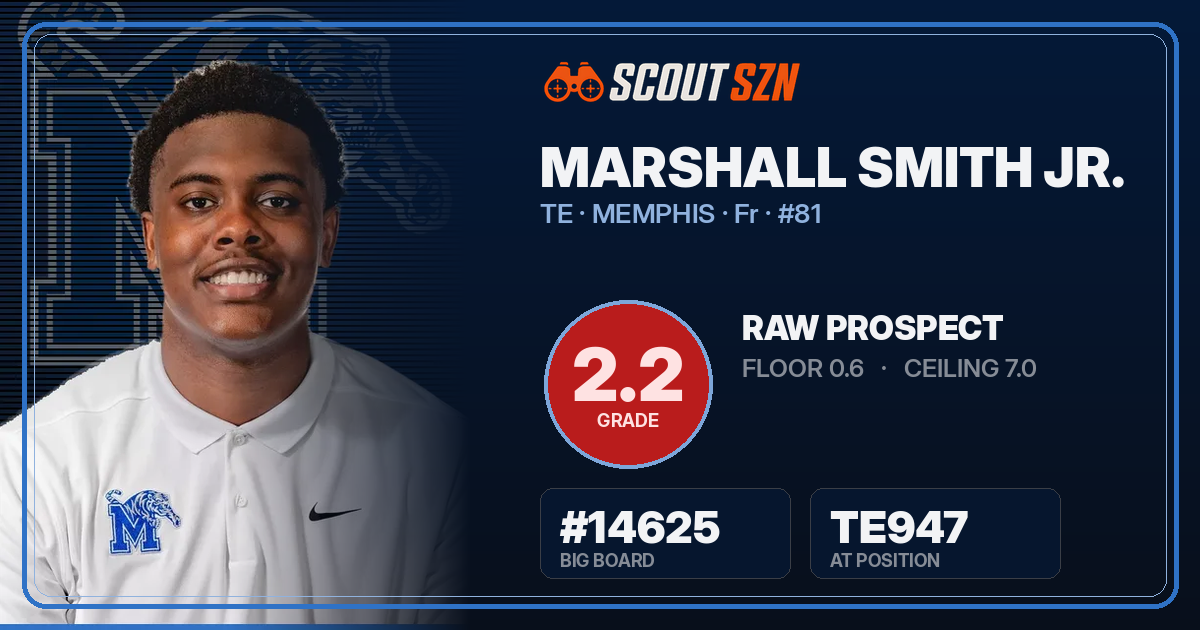 Share card for Marshall Smith Jr.