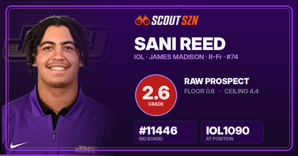 Share card for Sani Reed