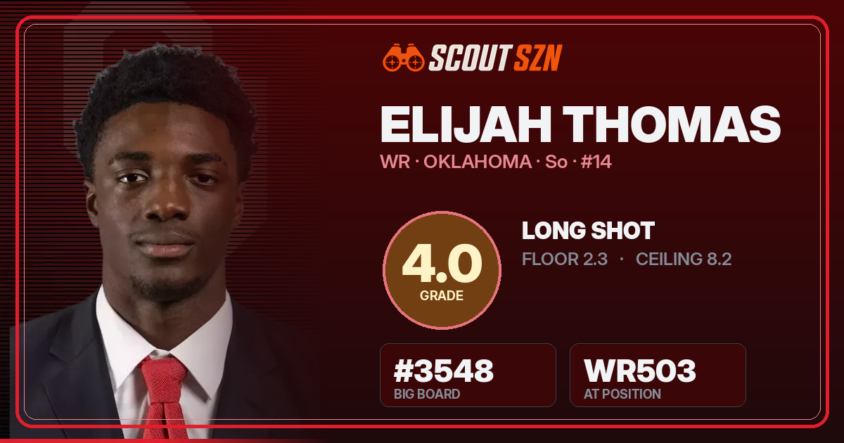 Share card for Elijah Thomas