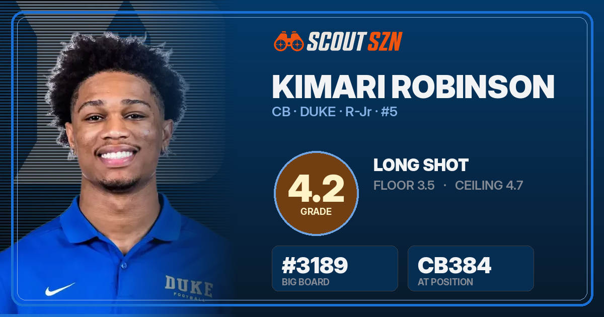 Share card for Kimari Robinson