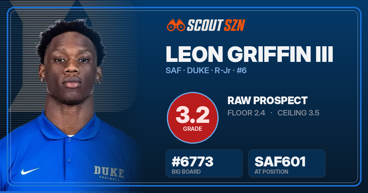Share card for Leon Griffin III
