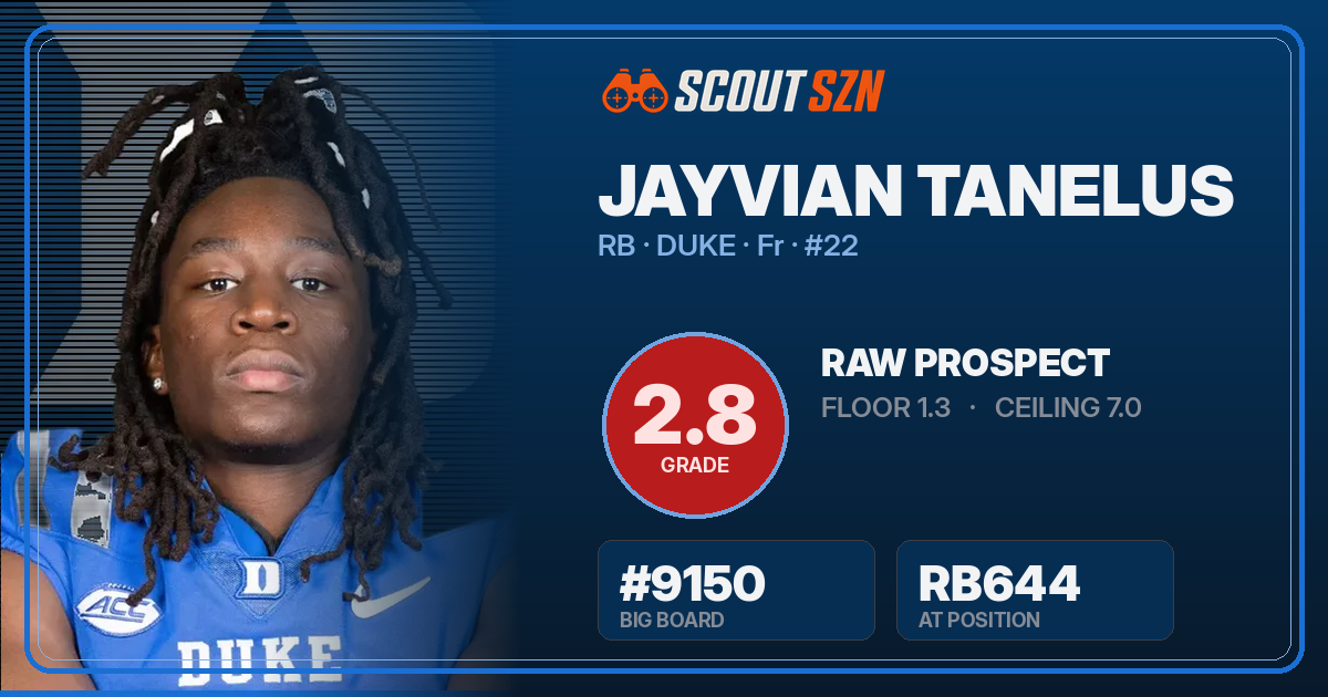 Share card for Jayvian Tanelus