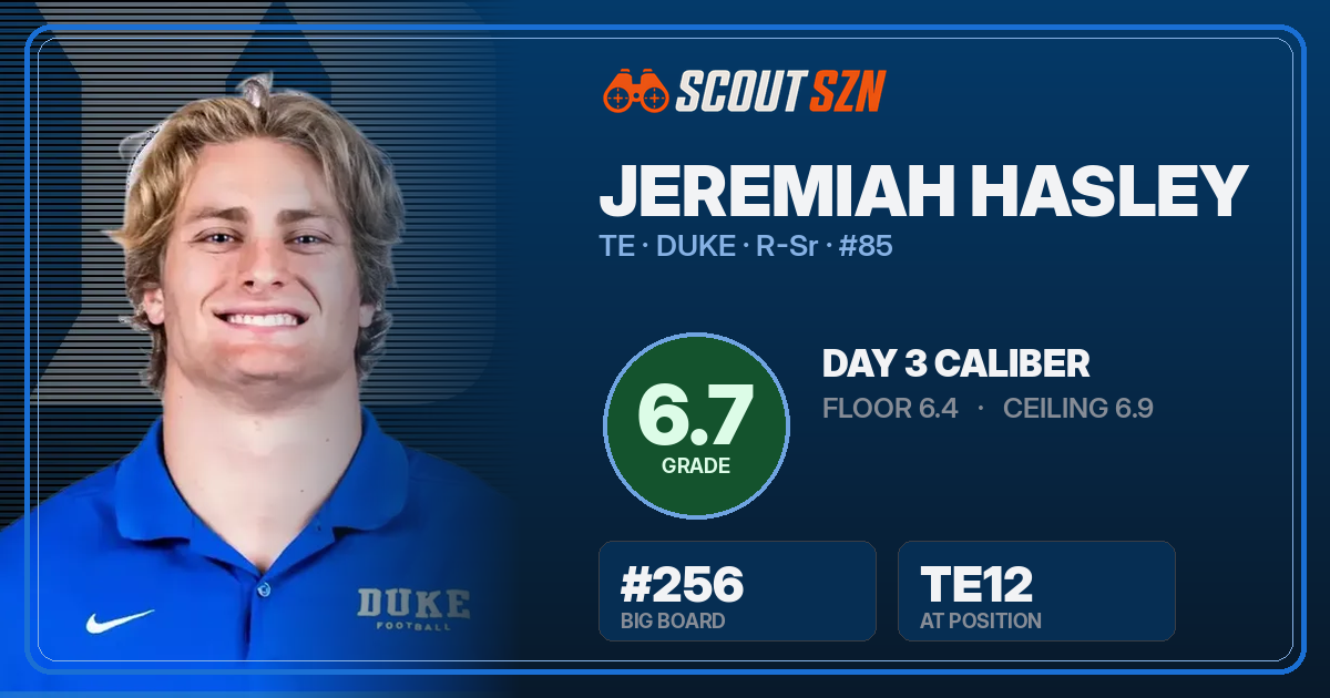 Share card for Jeremiah Hasley
