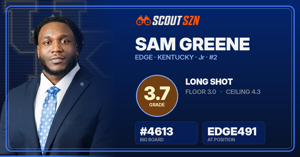 Share card for Sam Greene