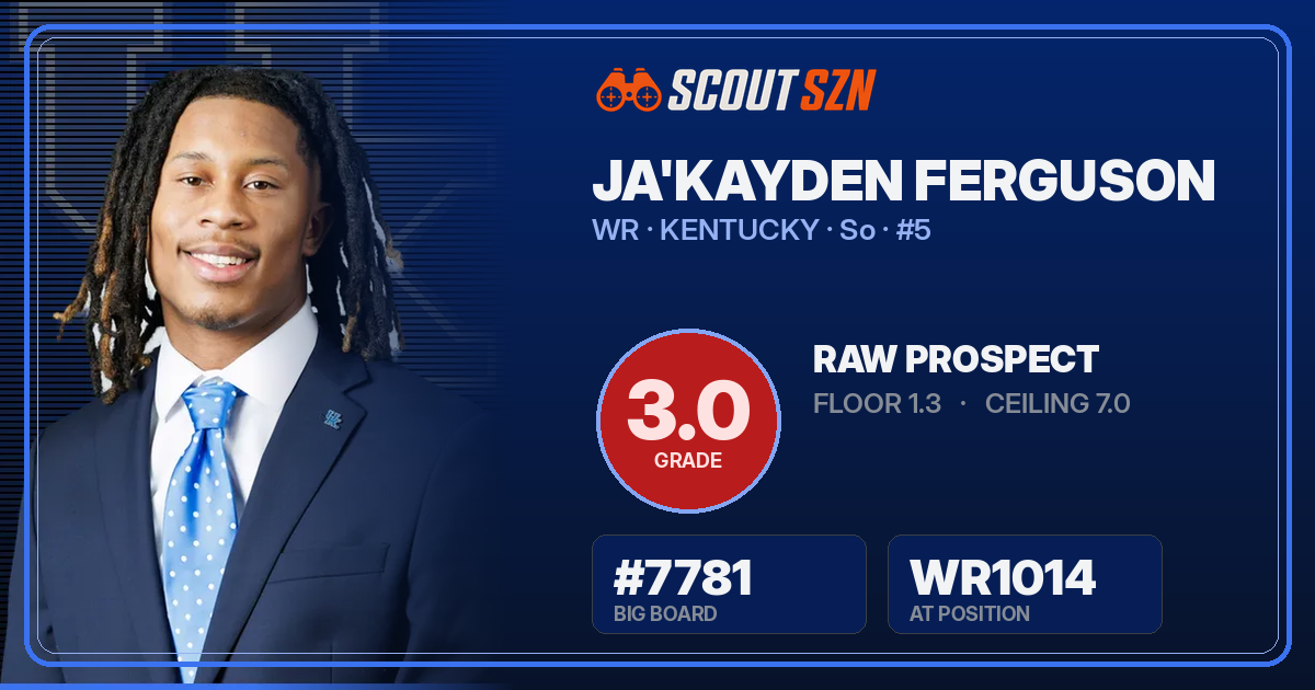 Share card for Ja'Kayden Ferguson