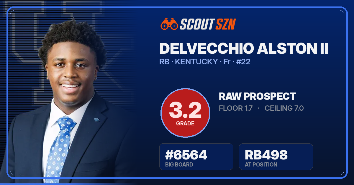 Share card for Delvecchio Alston II