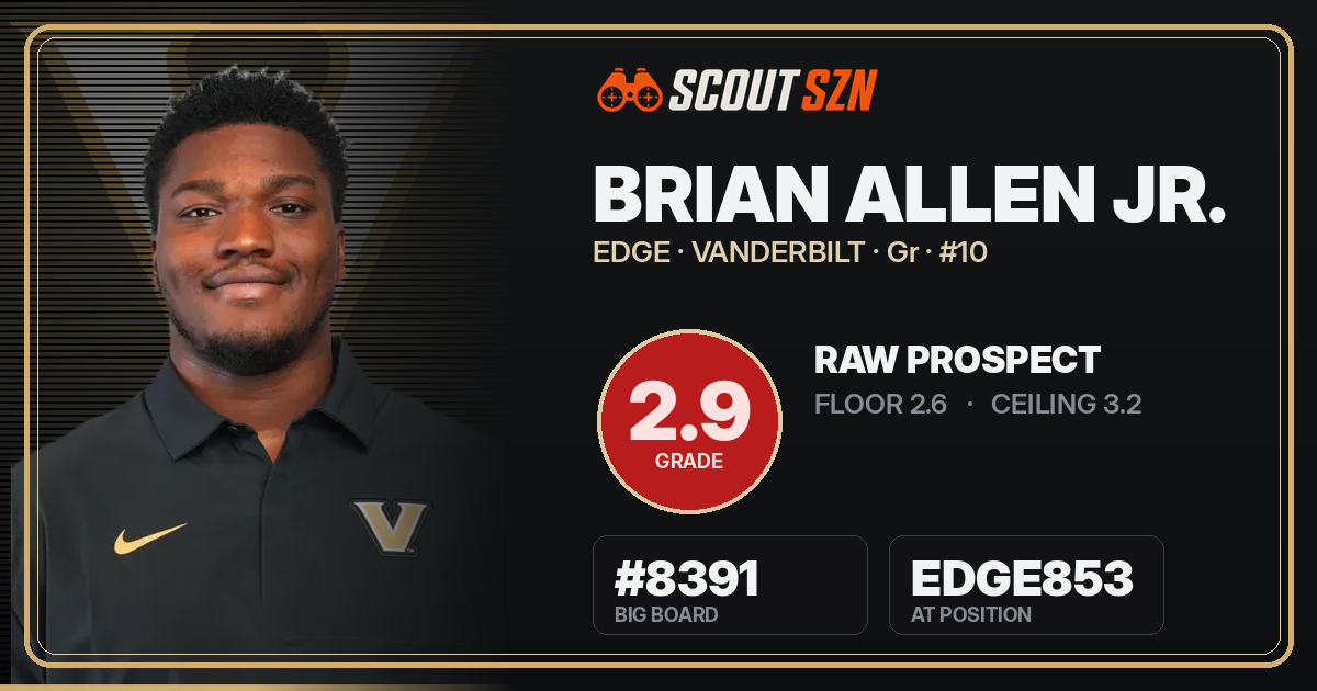 Share card for Brian Allen Jr.