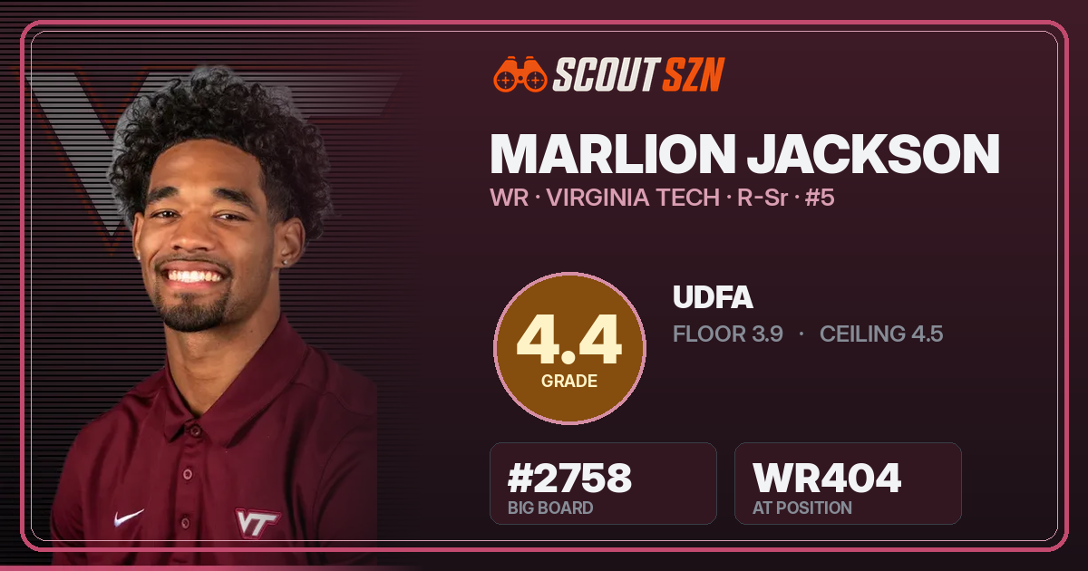Share card for Marlion Jackson