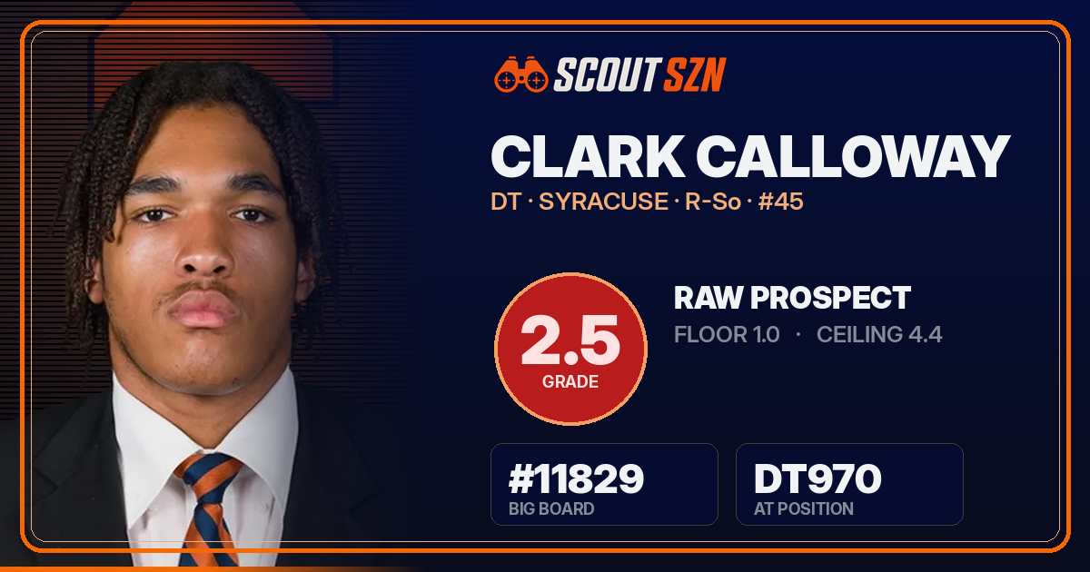 Share card for Clark Calloway