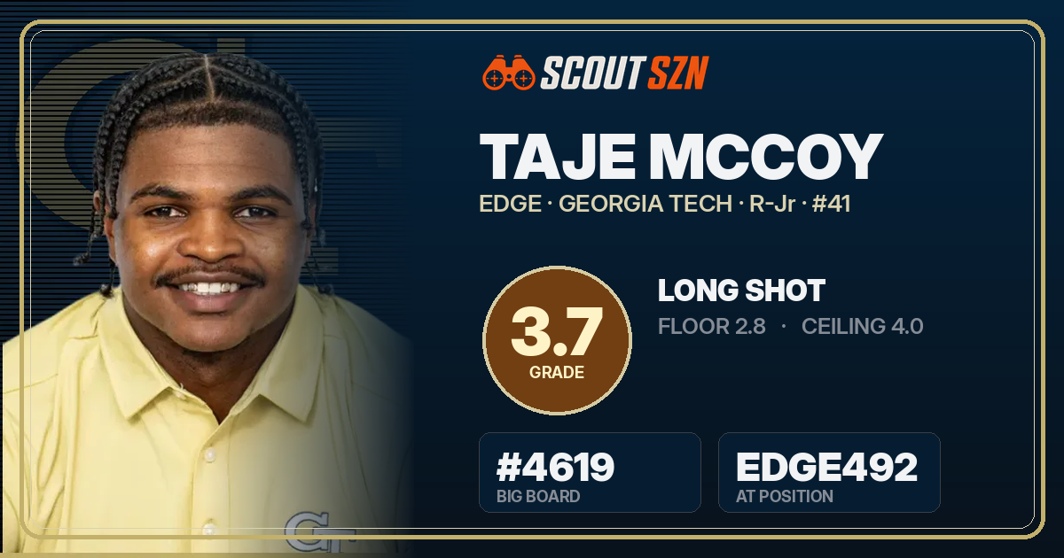 Share card for Taje McCoy