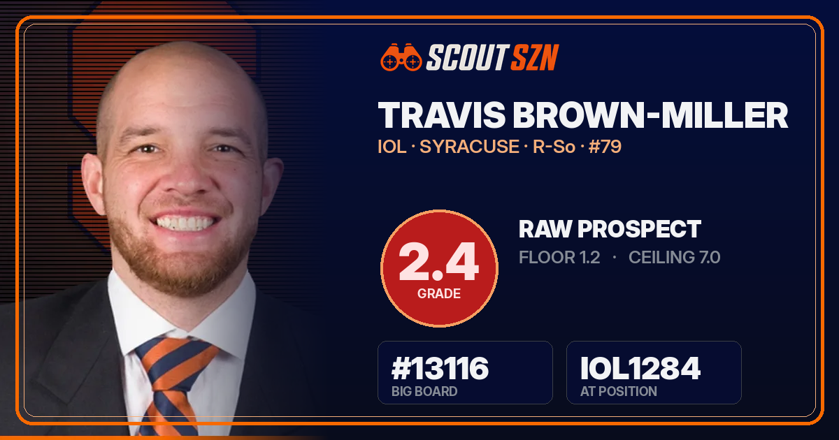 Share card for Travis Brown-Miller
