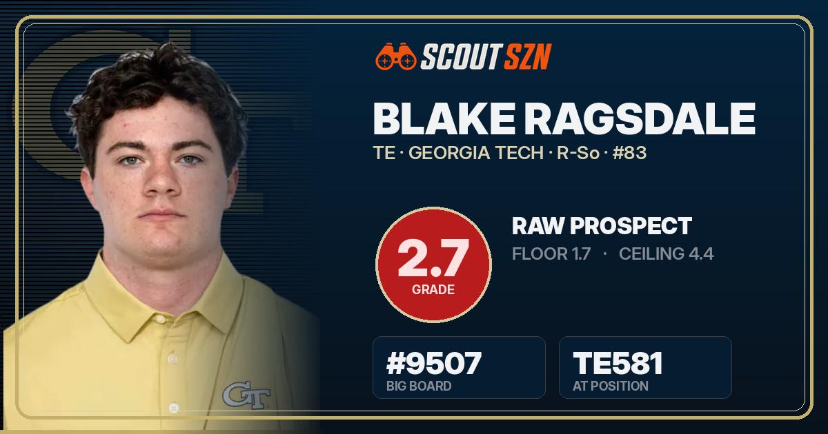 Share card for Blake Ragsdale