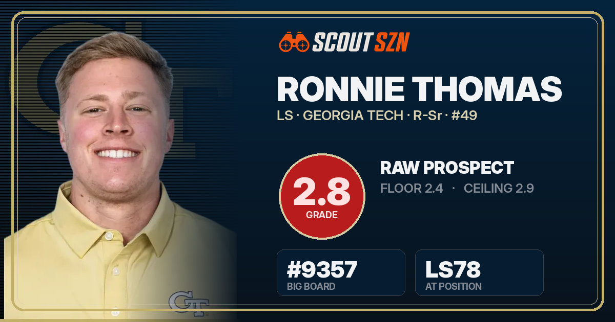 Share card for Ronnie Thomas