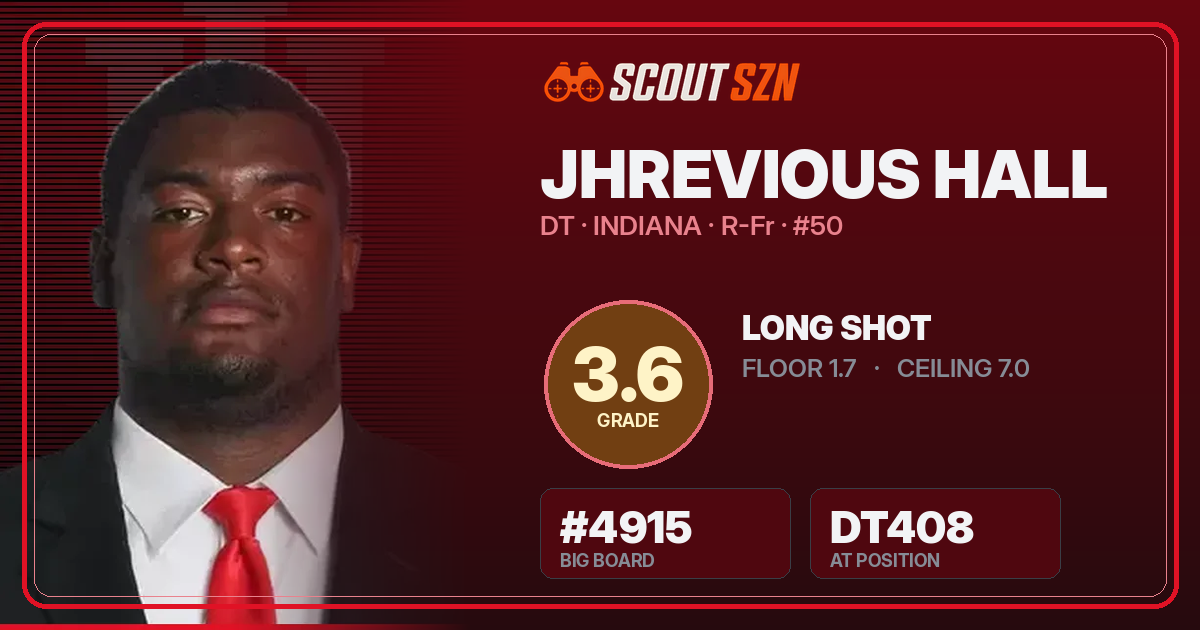 Share card for Jhrevious Hall