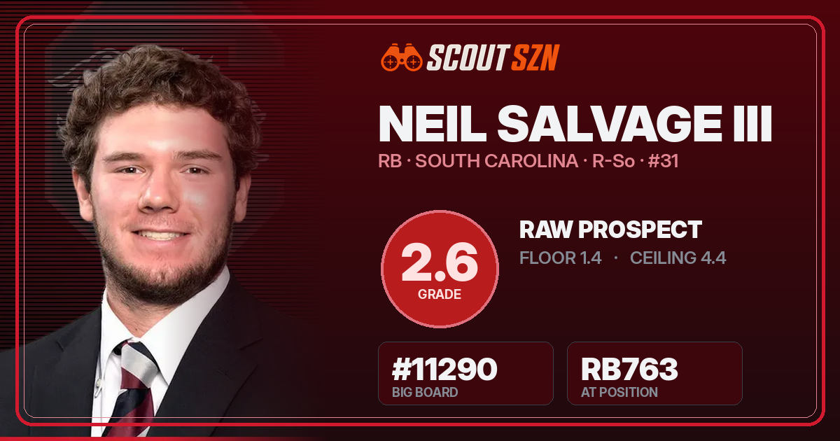 Share card for Neil Salvage III